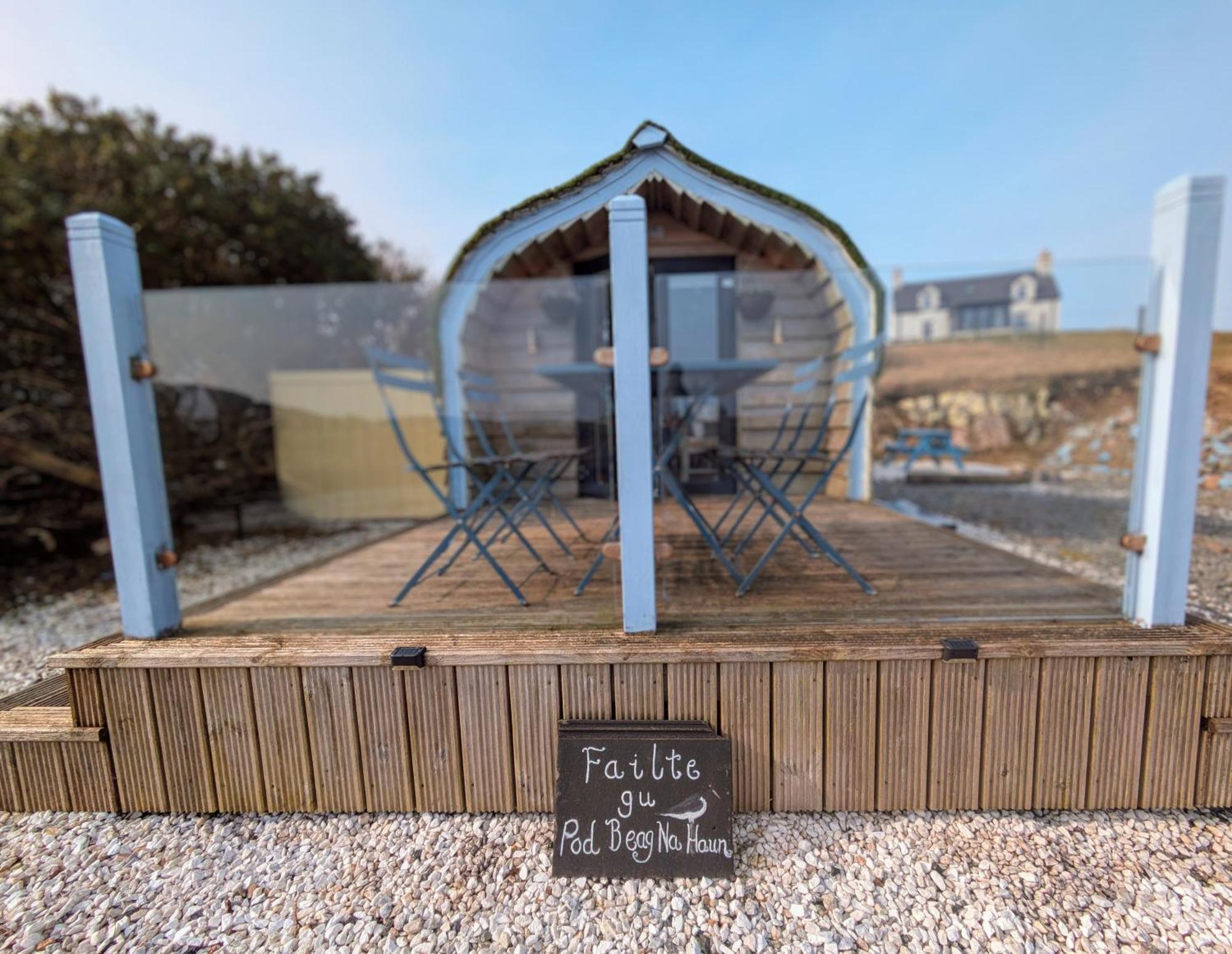 Glamping Pod For 2 Pod Beag Na Haun Eriskay Villa Kültér fotó